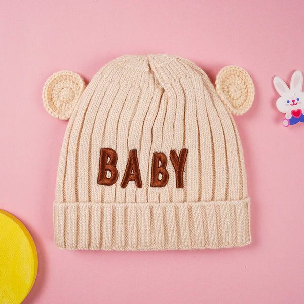 SUNSHINE WOOLEN CAP BABY BEIGE