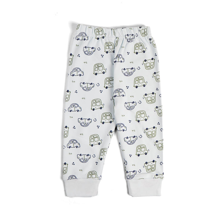 SUNSHINE KIDS PAJAMA SET SOFT COTTON CARS LIGHT BLUE 3Y