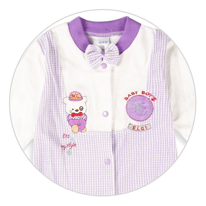 SUNSHINE BABY ROMPER SHEEP PURPLE (9-12)M