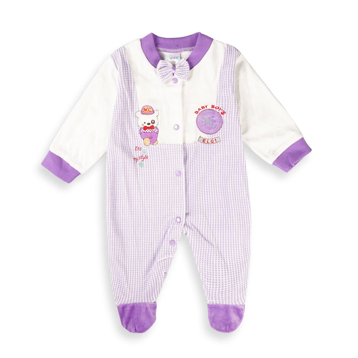 SUNSHINE BABY ROMPER SHEEP PURPLE (9-12)M