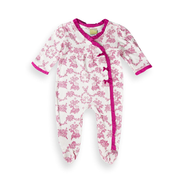 SUNSHINE BABY ROMPER & CAP SET DARK PINK (6-9)M