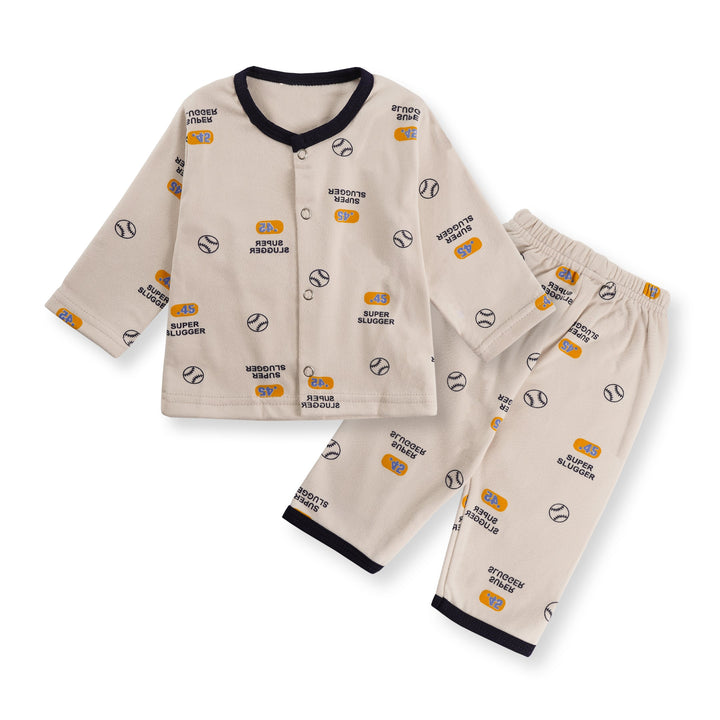 SUNSHINE BABY SLEEPSUIT SUPER SLUGGER BEIGE 3-6M