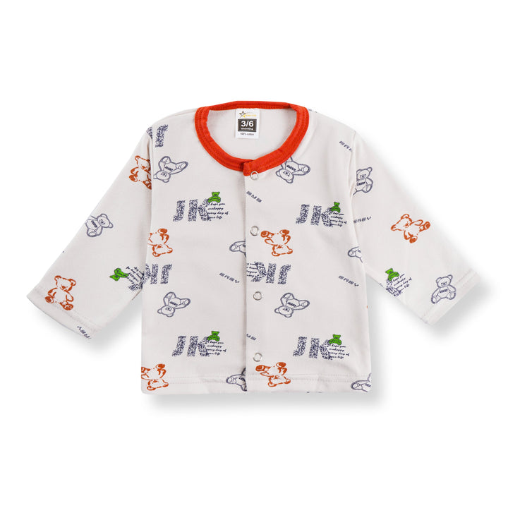 SUNSHINE BABY SLEEPSUIT MULTI BEARS LIGHT OFF WHITE 3-6M