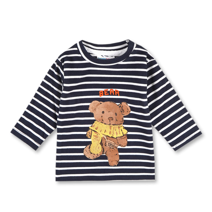 SUNSHINE BABY PAJAMA SET BEAR NAVY BLUE 12-18M