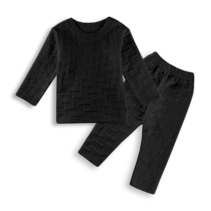 SUNSHINE KIDS WINTER PAJAMA SET DIOR BLACK 3Y