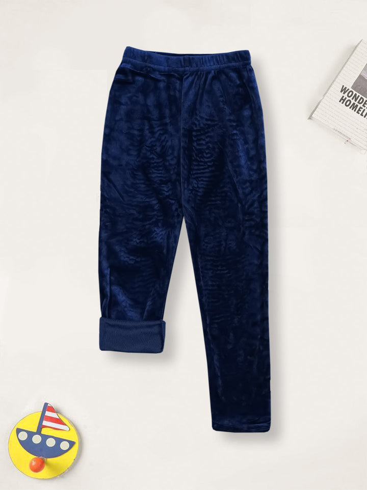 SUNSHINE GIRLS VELVET TIGHTS PLAIN NAVY BLUE 80 9-10Y