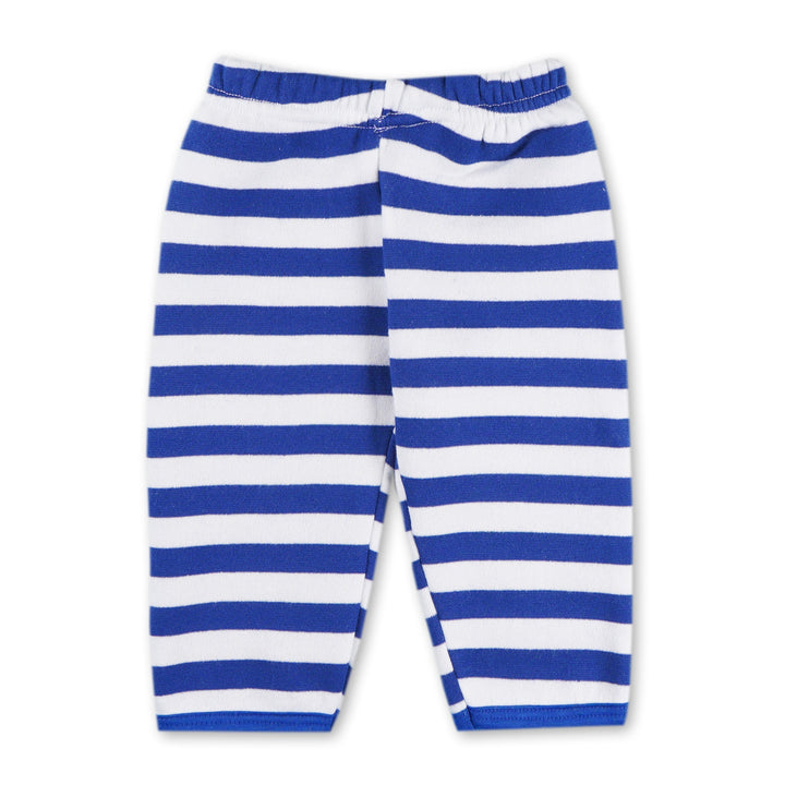 SUNSHINE BABY FLEECE SLEEPSUIT STRIPES BLUE 3-6M