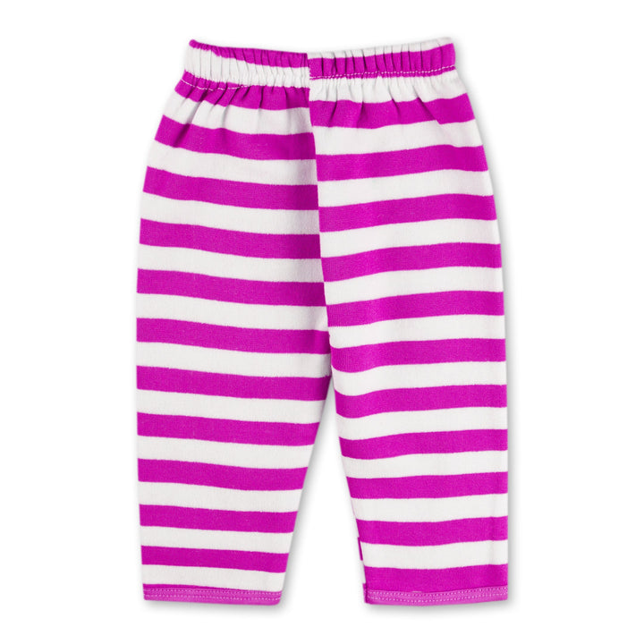 SUNSHINE BABY FLEECE SLEEPSUIT STRIPES PURPLE 3-6M