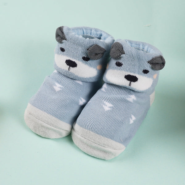 SUNSHINE BABY SOCKS BEAR BLUE