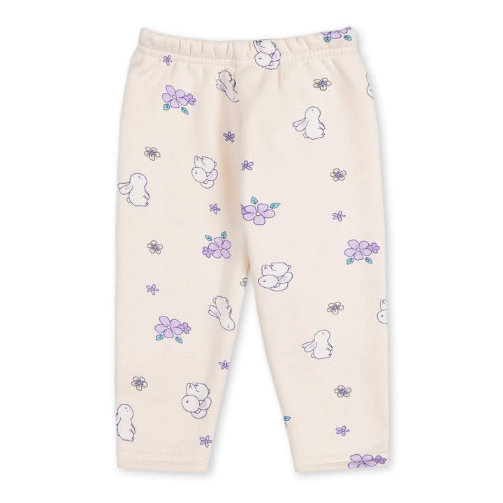 SUNSHINE BABY PAJAMA SET FLEECE RABBIT OF WHITE  (12-18M)