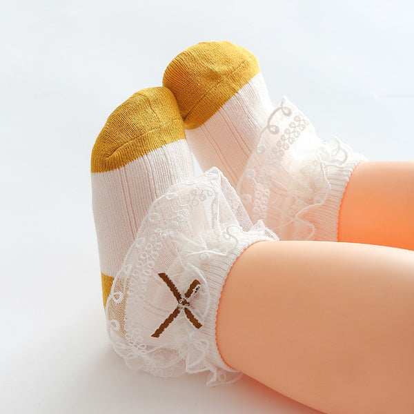 Baby Frill Socks Brown (11-13Cm) - Sunshine