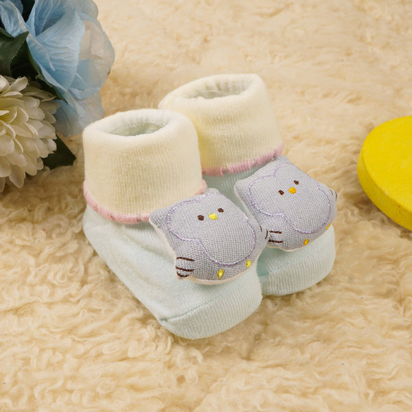 SUNSHINE BABY CHARACTER BOOTIE OWL BLUE