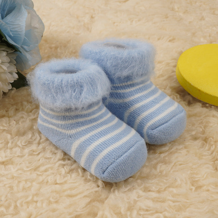 SUNSHINE BABY WINTER SOCK STRIPES BLUE