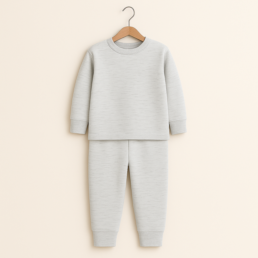 Explore Collection Kids Rib Innerwear – Grey Texture winterwear ...