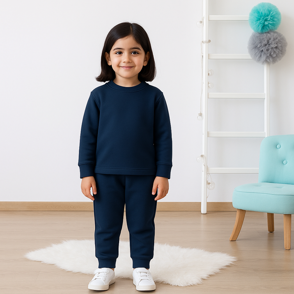 Kids Rib Innerwear Navy Blue Lp - Sunshine