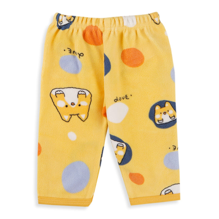 SUNSHINE BABY SLEEP SUIT LOVE CAT MUSTARD 3-6M