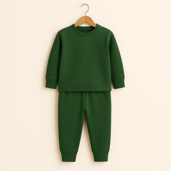 Kids Rib Innerwear Dark Green Sw - Sunshine