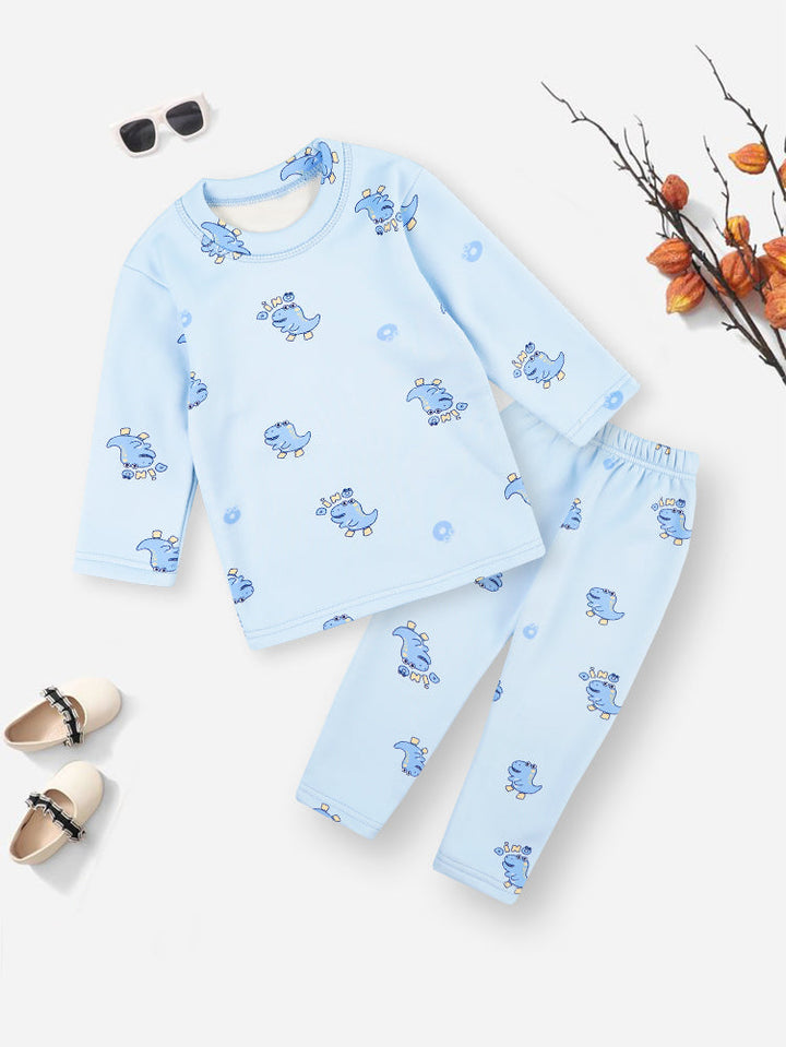 SUNSHINE KIDS WINTER SLEEPSUIT DINO BLUE 3Y (TG DUCK)