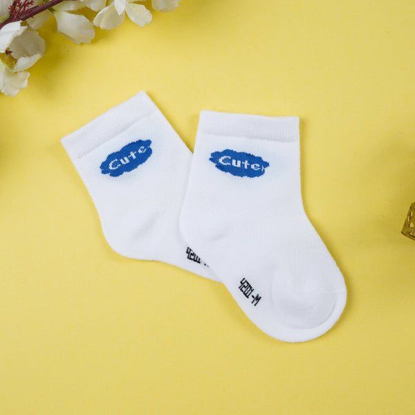 SUNSHINE BABY SOCKS CUTE WHITE 6-12M