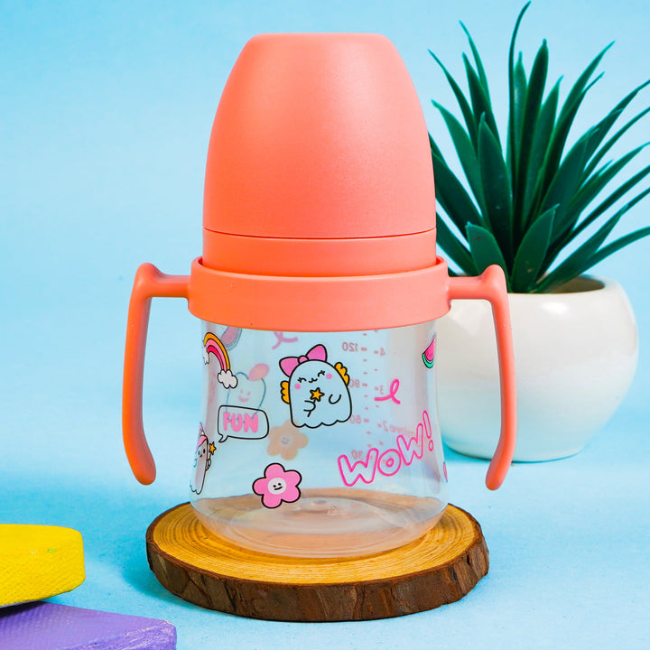 SUNSHINE BABY FEEDER PEACH 150ML MUMLOVE (SV-7-H)