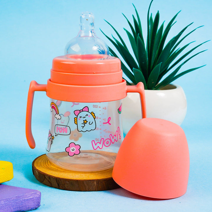 SUNSHINE BABY FEEDER PEACH 150ML MUMLOVE (SV-7-H)