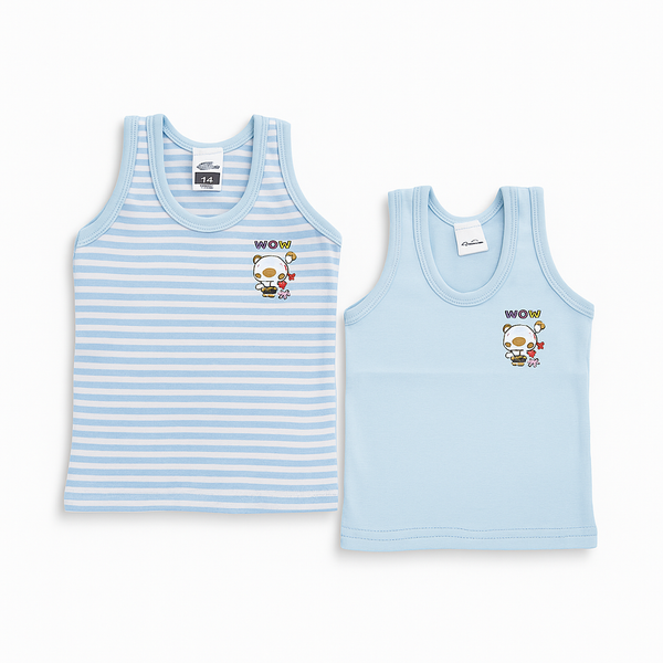 SUNSHINE BABY 2 PCS SANDOS STRIPES BLUE 18 12-18M