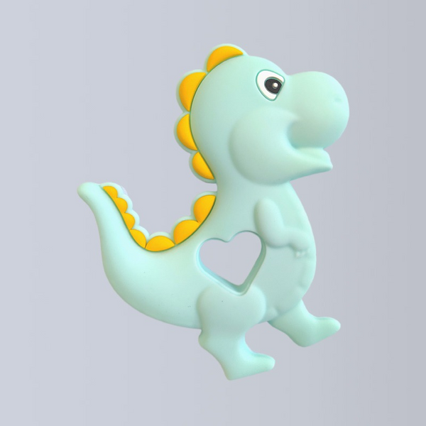 SUNSHINE BABY TEETHER DINO SEA GREE& YELLOW (LOT 088)