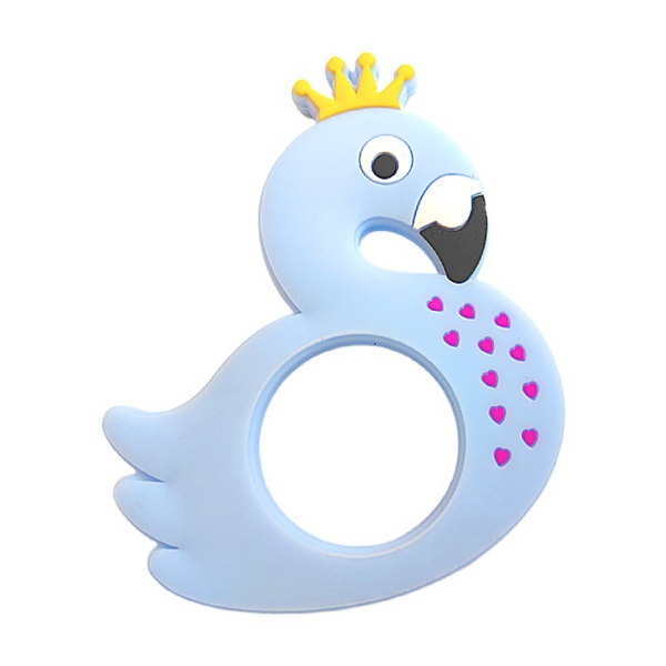 SUNSHINE BABY TEETHER DUCK KING BLUE (LOT 088)