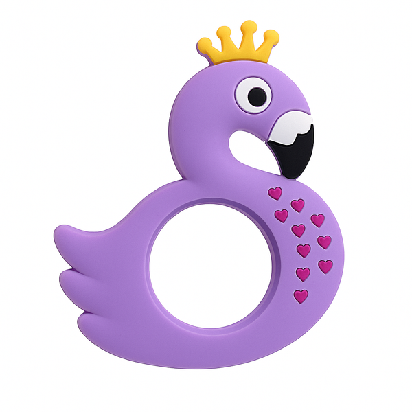SUNSHINE BABY TEETHER DUCK KING PURPLE (LOT 088)