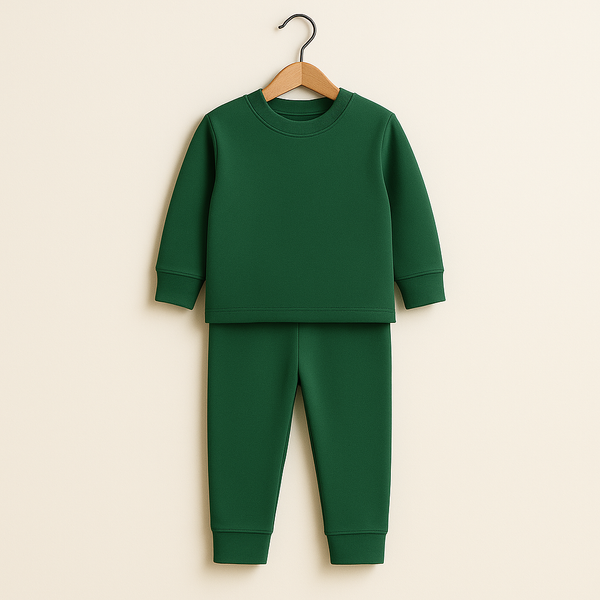 SUNSHINE RIB INNERWEAR SWAN DARK  GREEN NO.16 2Y