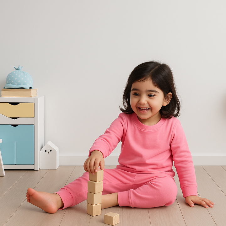 SUNSHINE RIB INNERWEAR SWAN FLUORESCENT PINK NO.14 1Y