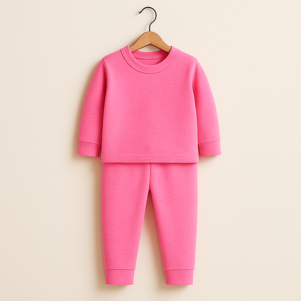 SUNSHINE RIB INNERWEAR SWAN FLUORESCENT PINK NO.24 6-7Y