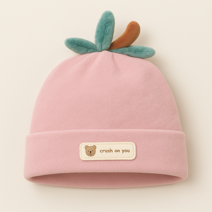 SUNSHINE BABY WINTER VELVET CAP PURPLE