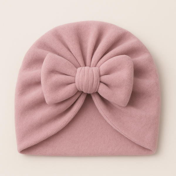 SUNSHINE BABY GIRLS TURBAN CAP PURPLE