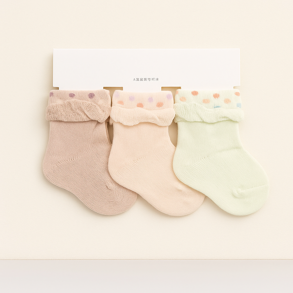 SUNSHINE BABY SOFT COTTON 3 PAIR SOCK SET MULTI COLOUR 0-6M