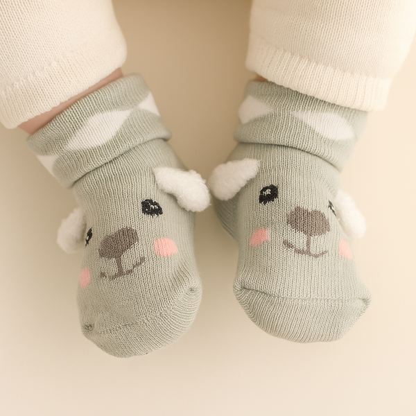 SUNSHINB BABY SOCKS MOUSE GREY 40-45CM