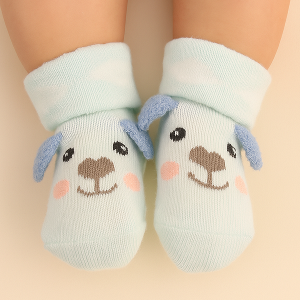 SUNSHINB BABY SOCKS MOUSE BLUE 40-45CM