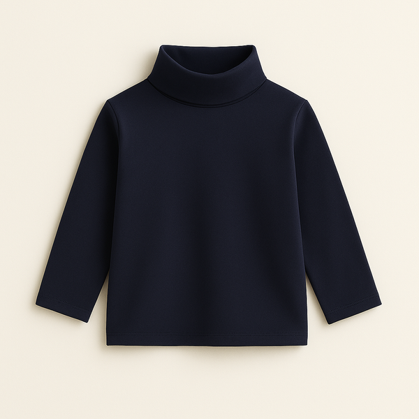 Sy Kids Mock Neck Navy Blue - Sunshine