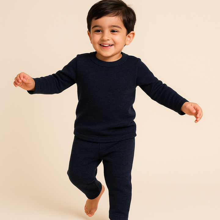 SUNSHINE BABY INNERWEAR SET NAVY BLUE 34 7-8Y