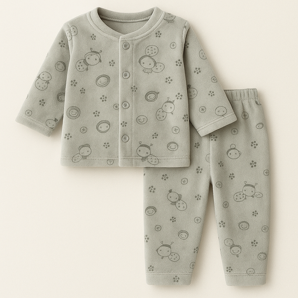 SUNSHINE BABY WINTER SLEEPSUIT PANDA WITH BALOON GREY 3-6 MONTHS