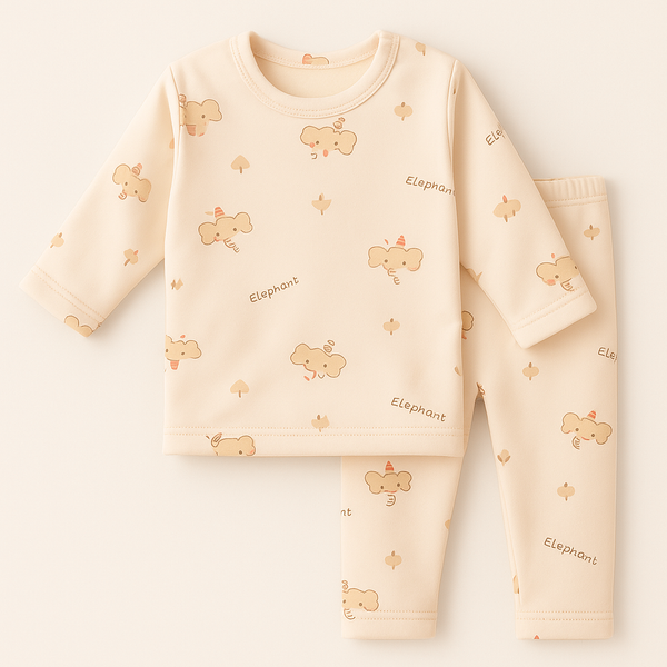 SUNSHINE KIDS WINTER PAJAMA ELEPHANT BEIGE 3Y (TG DUCK)