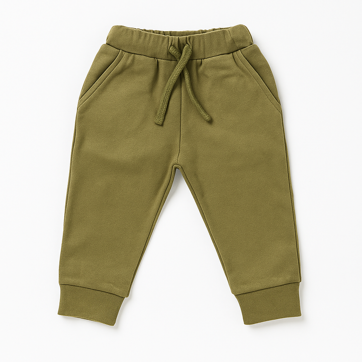 OOLAA BABY POCKET PAJAMA OLIVE GREEN 2-3Y