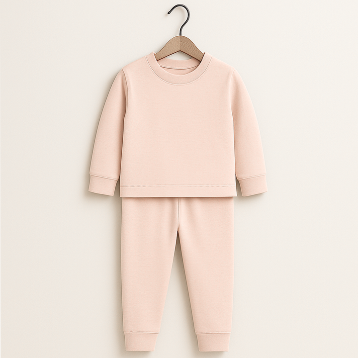 SUNSHINE RIB INNERWEAR SWAN LIGHT PEACH NO.24 6-7Y