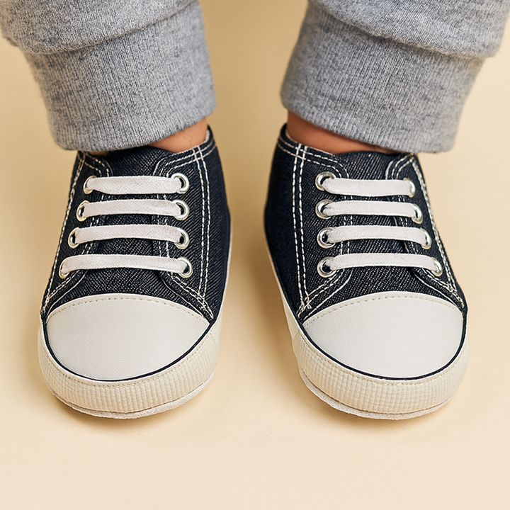 SUNSHINE BABY SHOES CANVAS BLACK NO 13