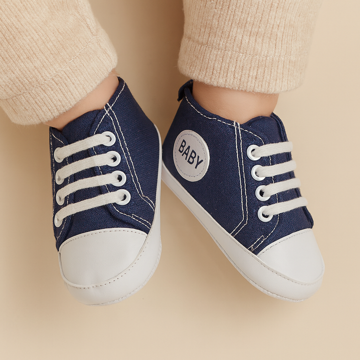Baby Casual Shoes Navy Blue White Sunshine