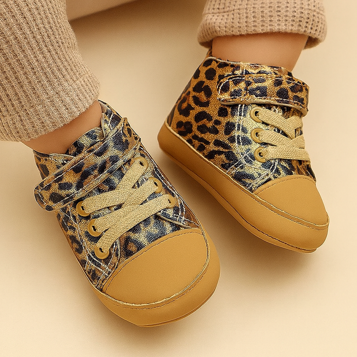 SUNSHINE BABY SHOES LEOPARD GOLDEN NO 13