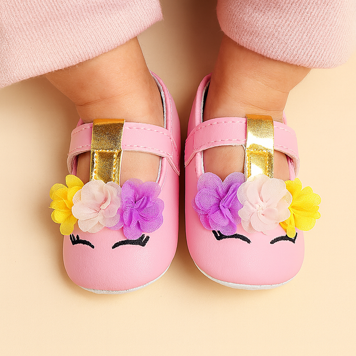 SUNSHINE BABY SHOES EYES PINK NO 13