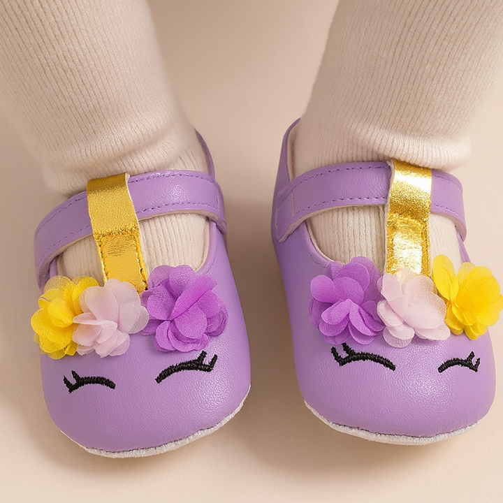 SUNSHINE BABY SHOES EYES PURPLE NO 13