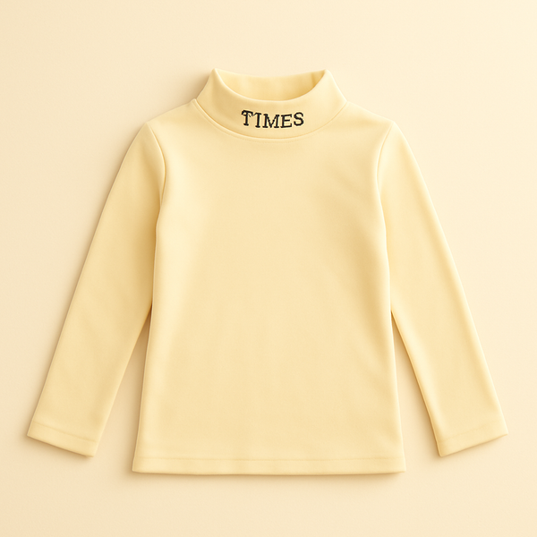 KIDS PREMIUM MOCK NECK LIGHT BROWN SUNSHINE 18 (7-8Y) L 150