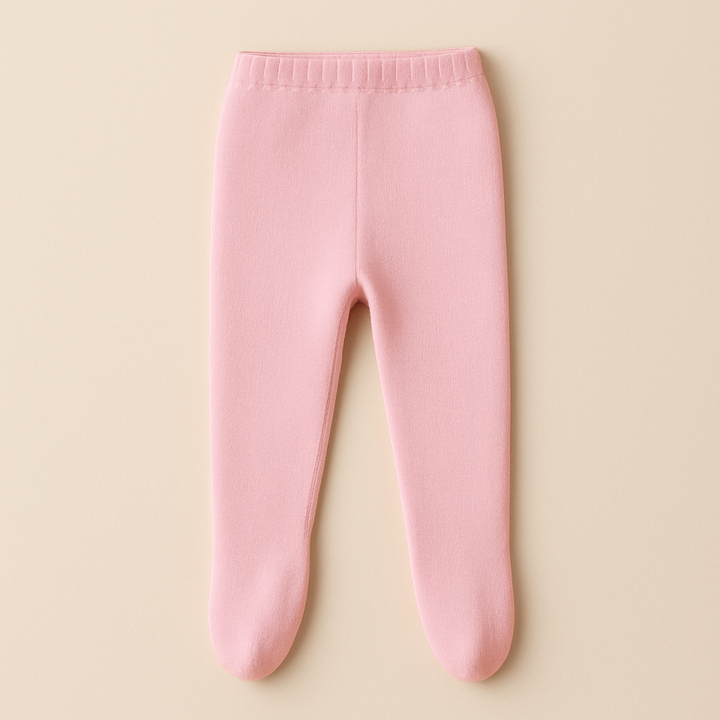 SUNSHINE GIRLS RIB TIGHTS PINK 28 (8-9Y)
